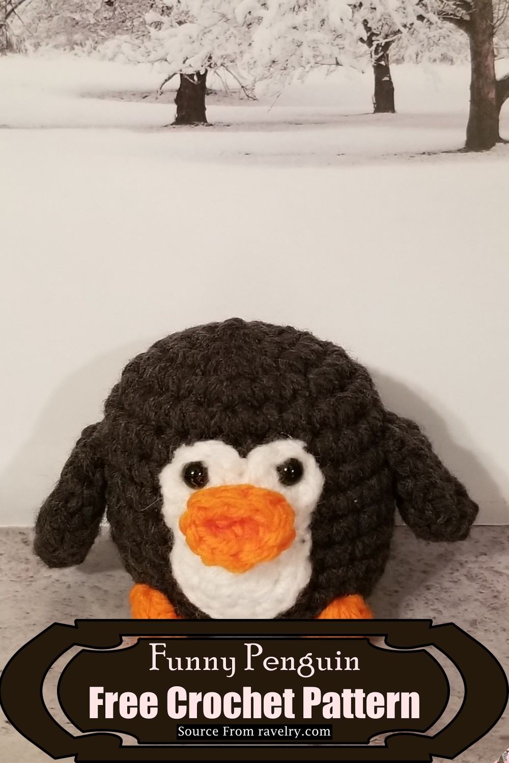 Funny Penguin Crochet Pattern