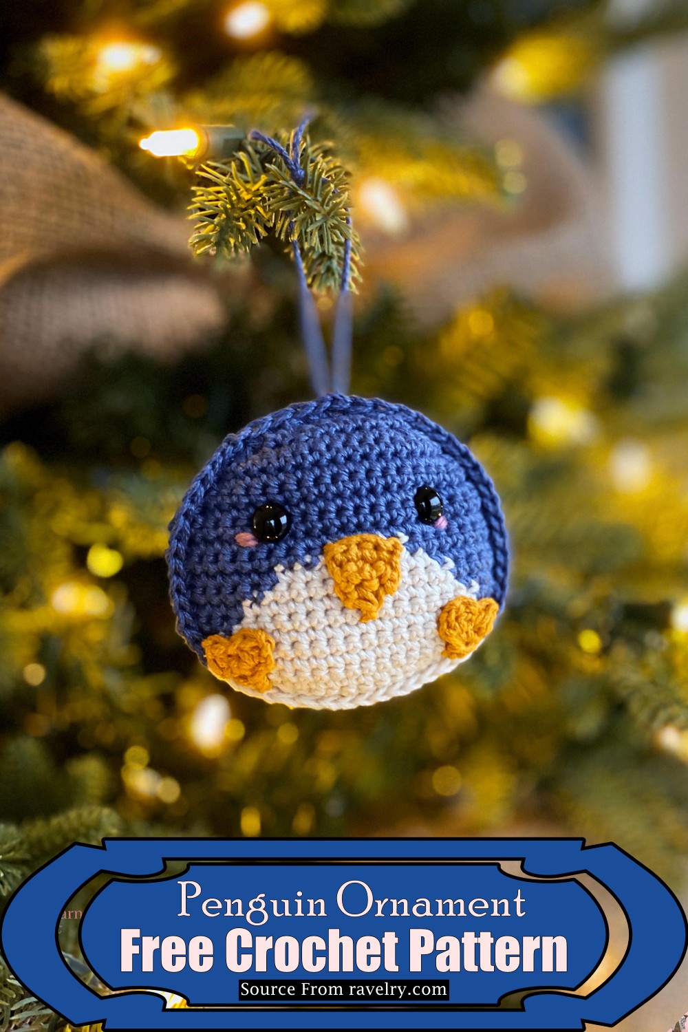 Penguin Ornament Crochet Pattern