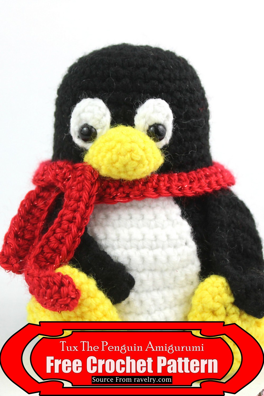 Tux The Penguin Amigurumi Crochet Pattern