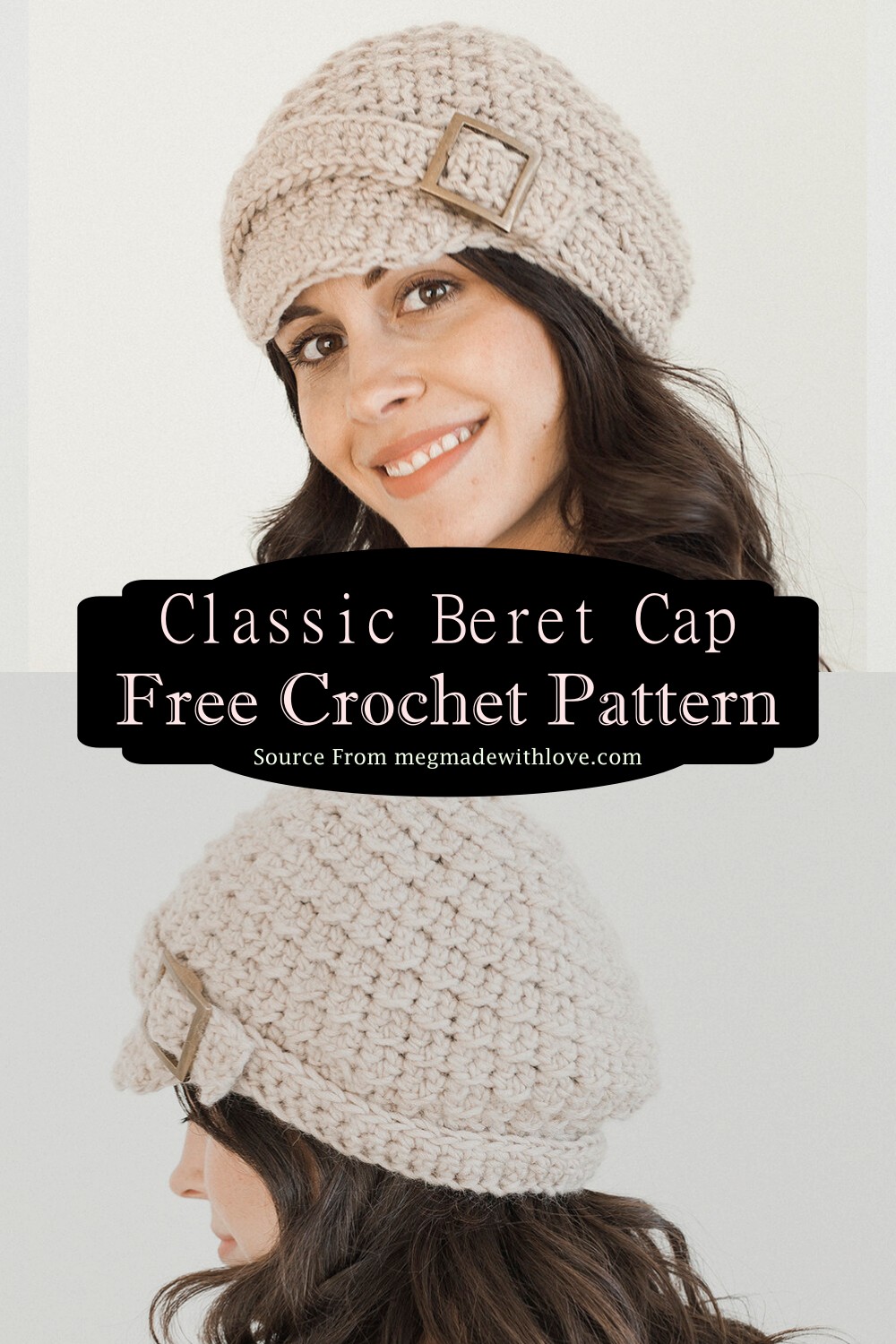 Classic Beret Cap Crochet Pattern