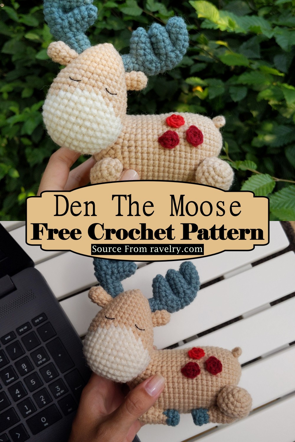 Crochet Den The Moose Pattern