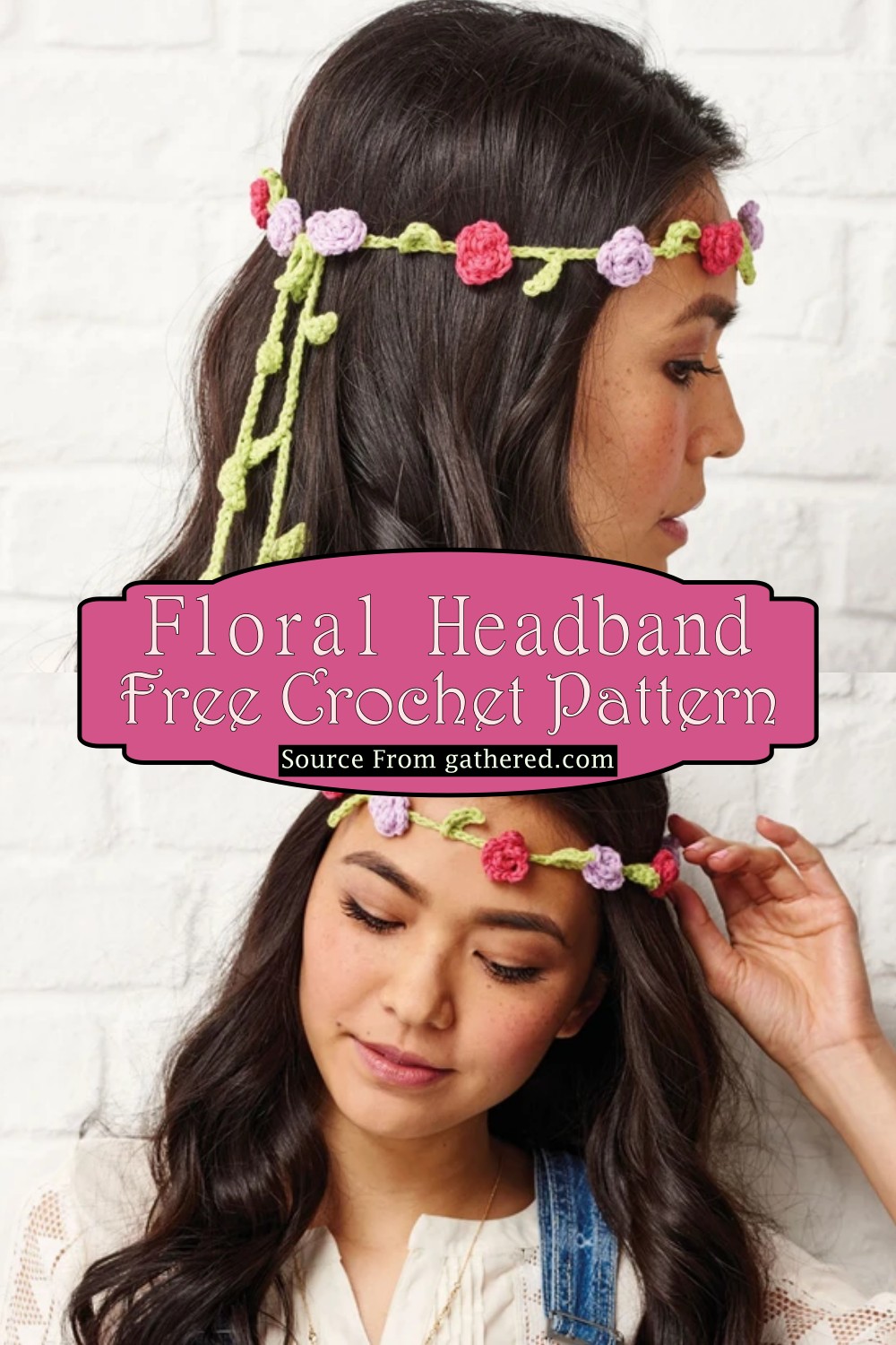 Crochet Floral Headband Pattern