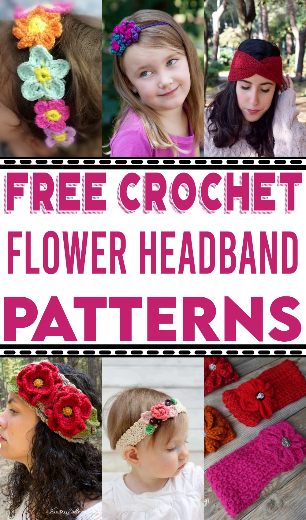 Crochet Flower Headband Patterns