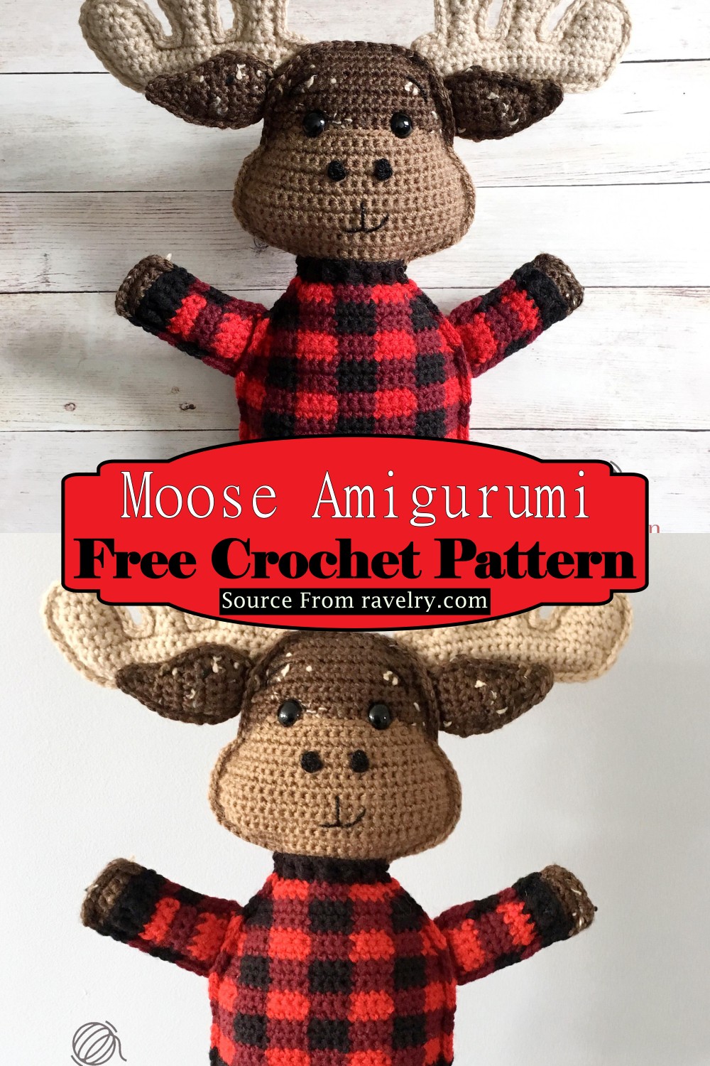 Crochet Moose Amigurumi Pattern