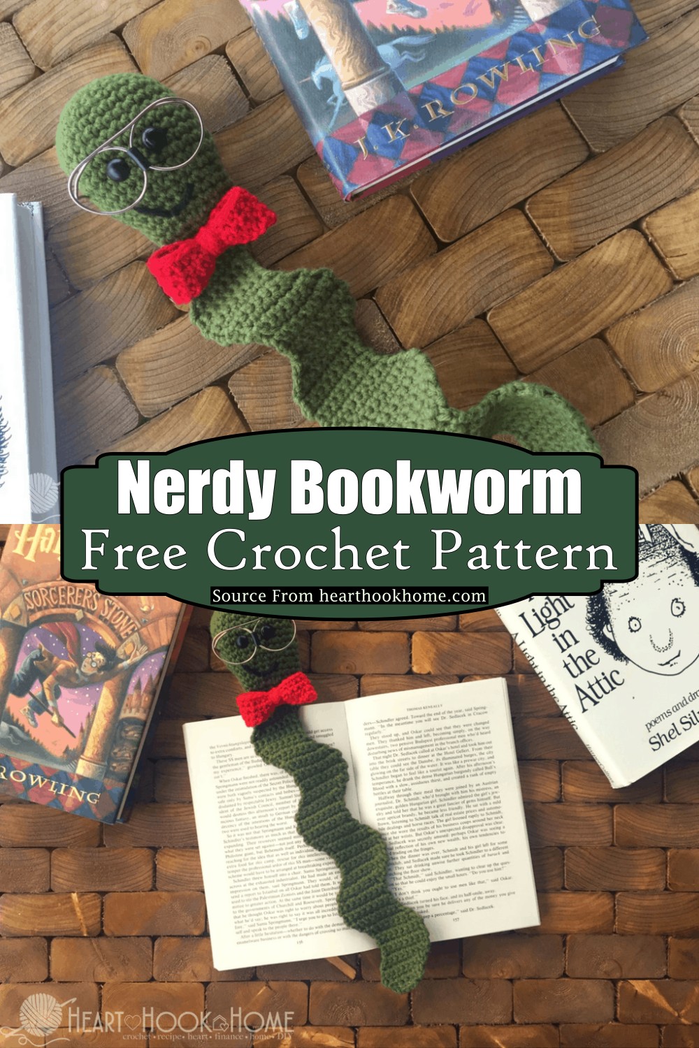  Crochet Nerdy Bookworm Pattern