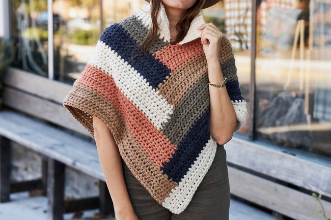 Kaleidoscope Poncho