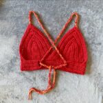 Pattern Tie Back Crochet Bralette