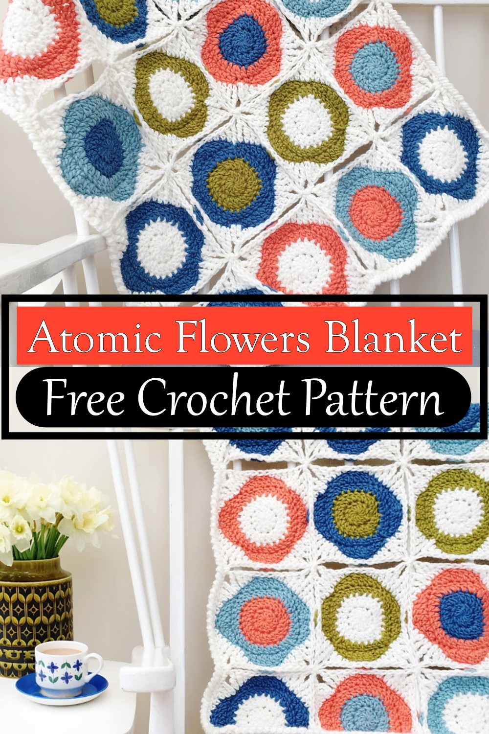 19 Free Crochet Flower Blanket Patterns