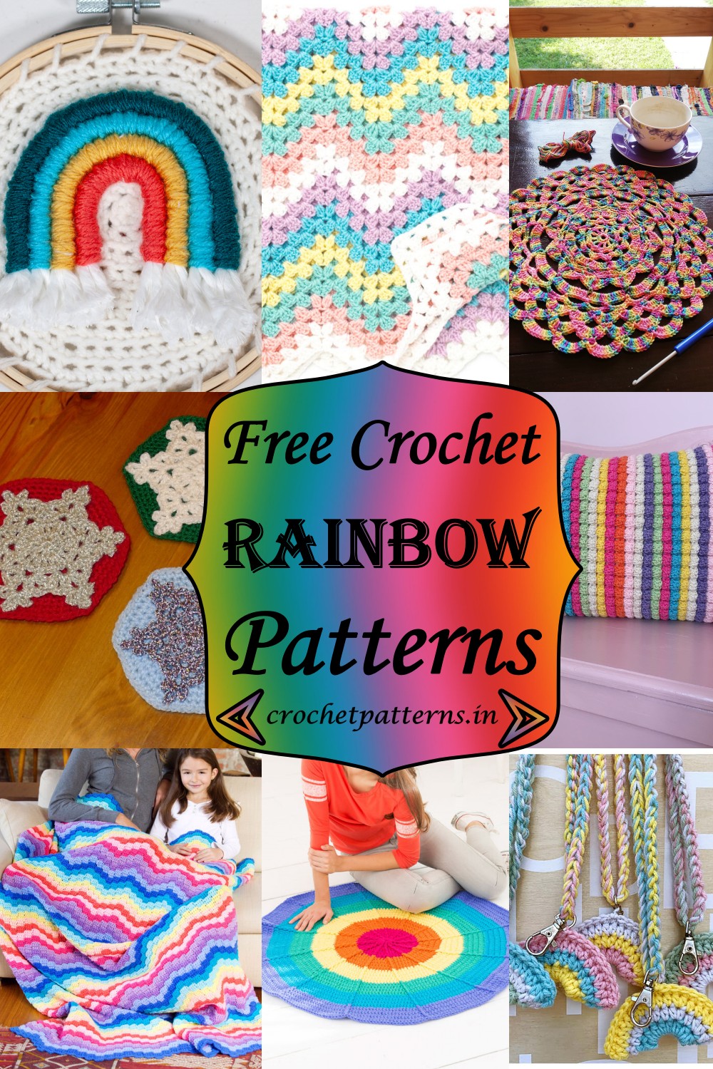 Free Crochet Rainbow Patterns