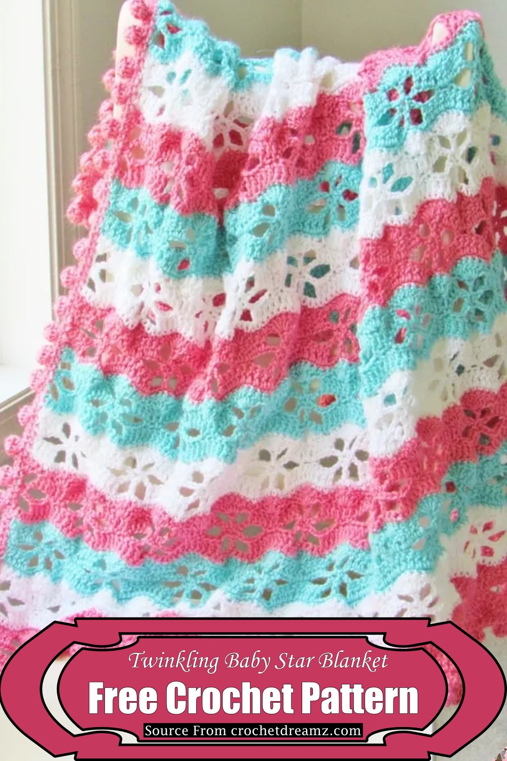 Free Twinkling Baby Star Blanket Crochet Pattern