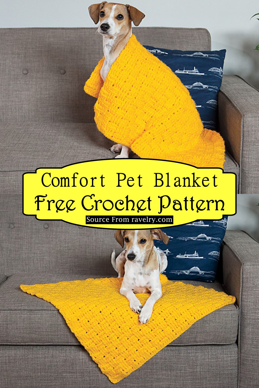 Comfort Crochet Pet Blanket