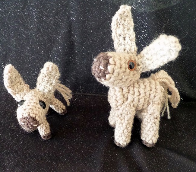 Crochet Amigurumi Donkey Pattern In 2 Sizes