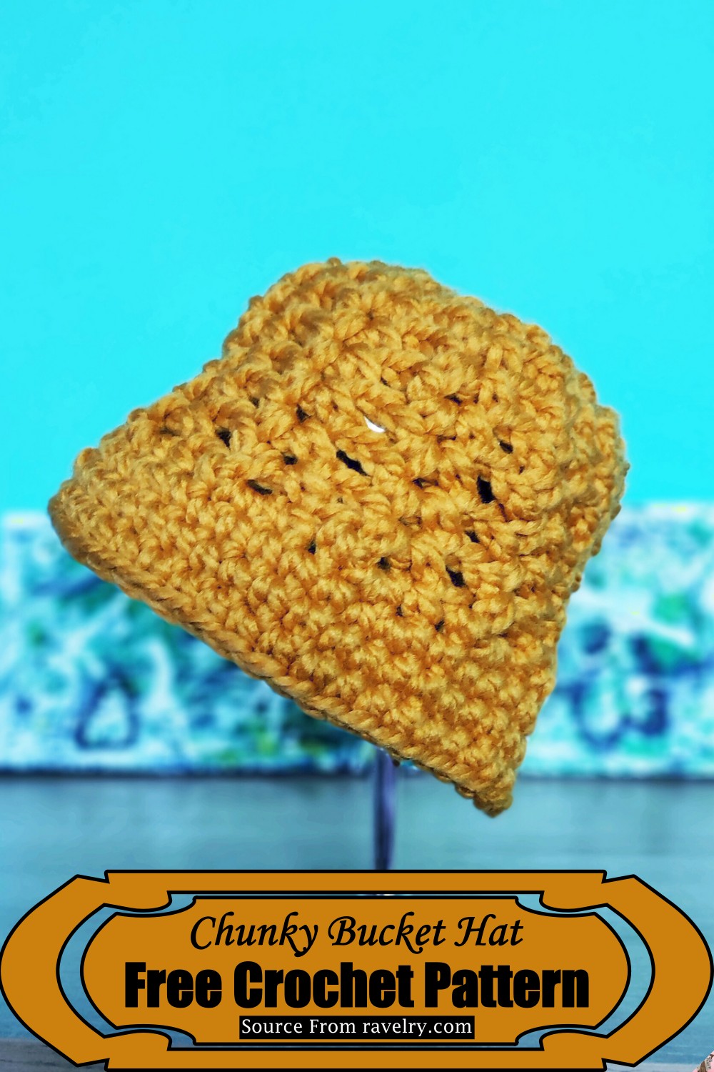 Crochet Chunky Bucket Hat Pattern