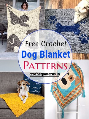 10 Free Crochet Dog Blanket Patterns
