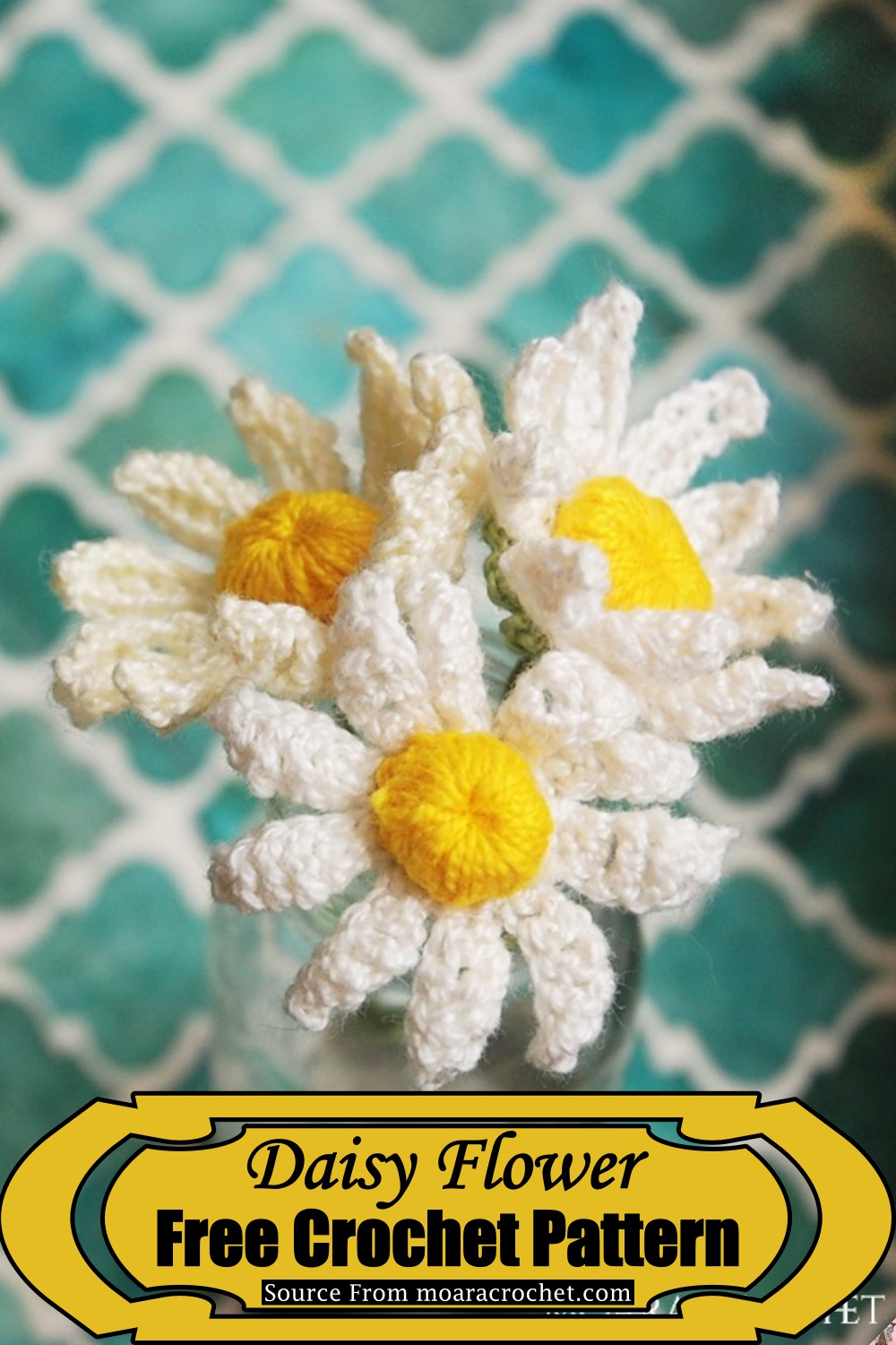 Free Crochet Daisy Flower Pattern