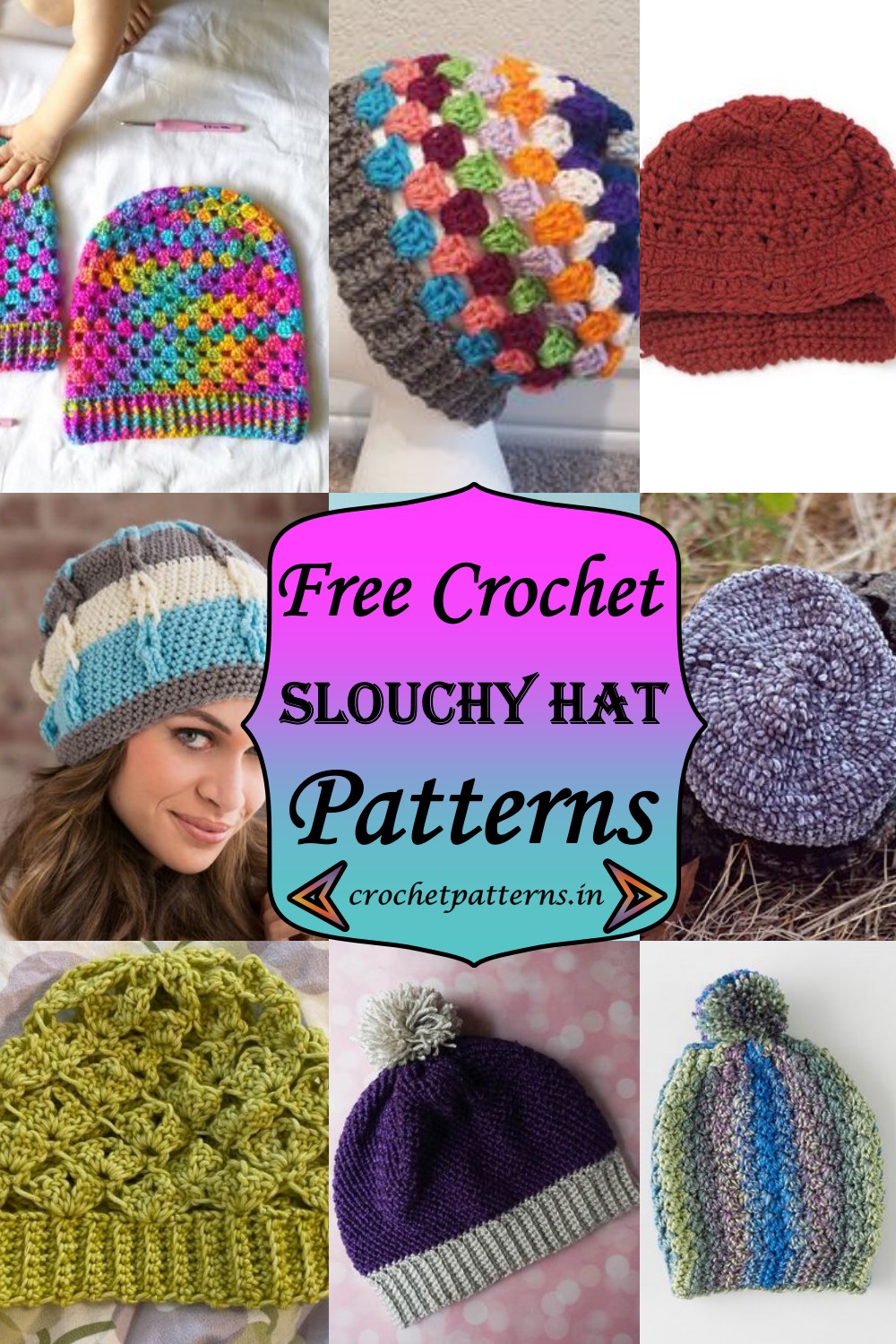  Free Crochet Slouchy Hat Patterns