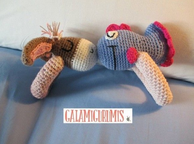 Little Crochet Donkey Rattle Pattern