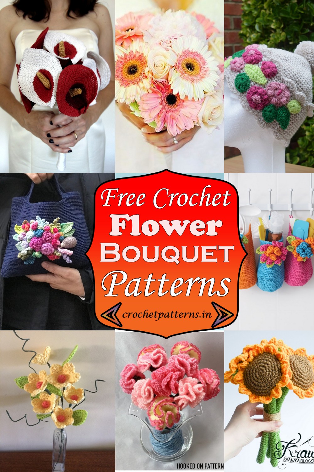 Crochet Flower Bouquet Patterns 1