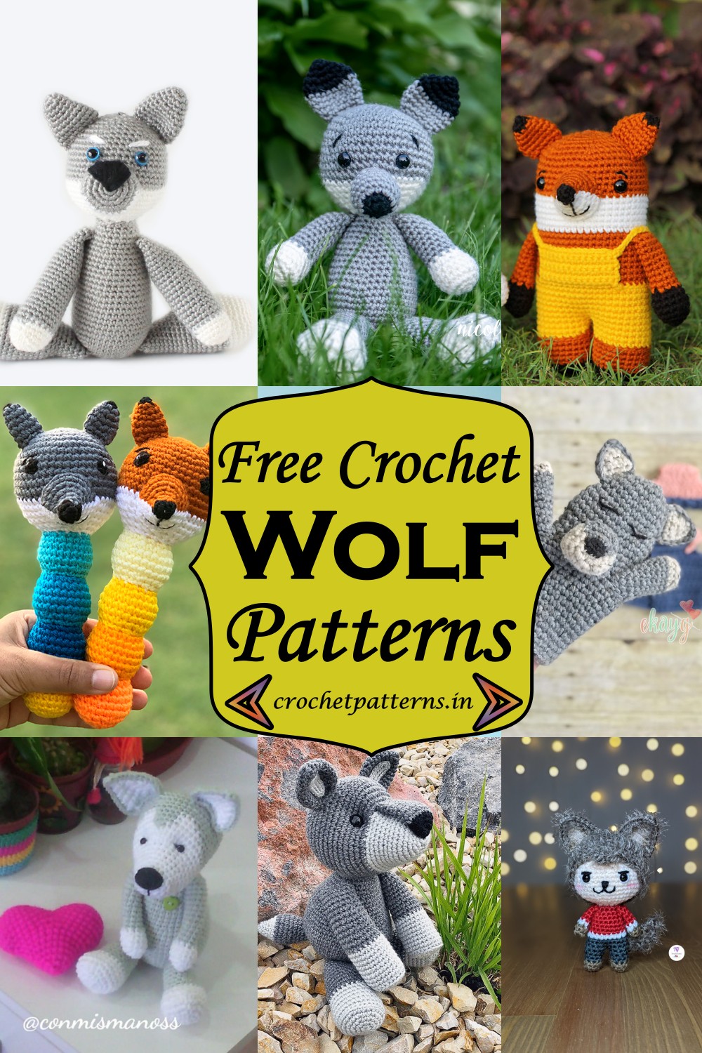 Crochet Wolf Patterns 1