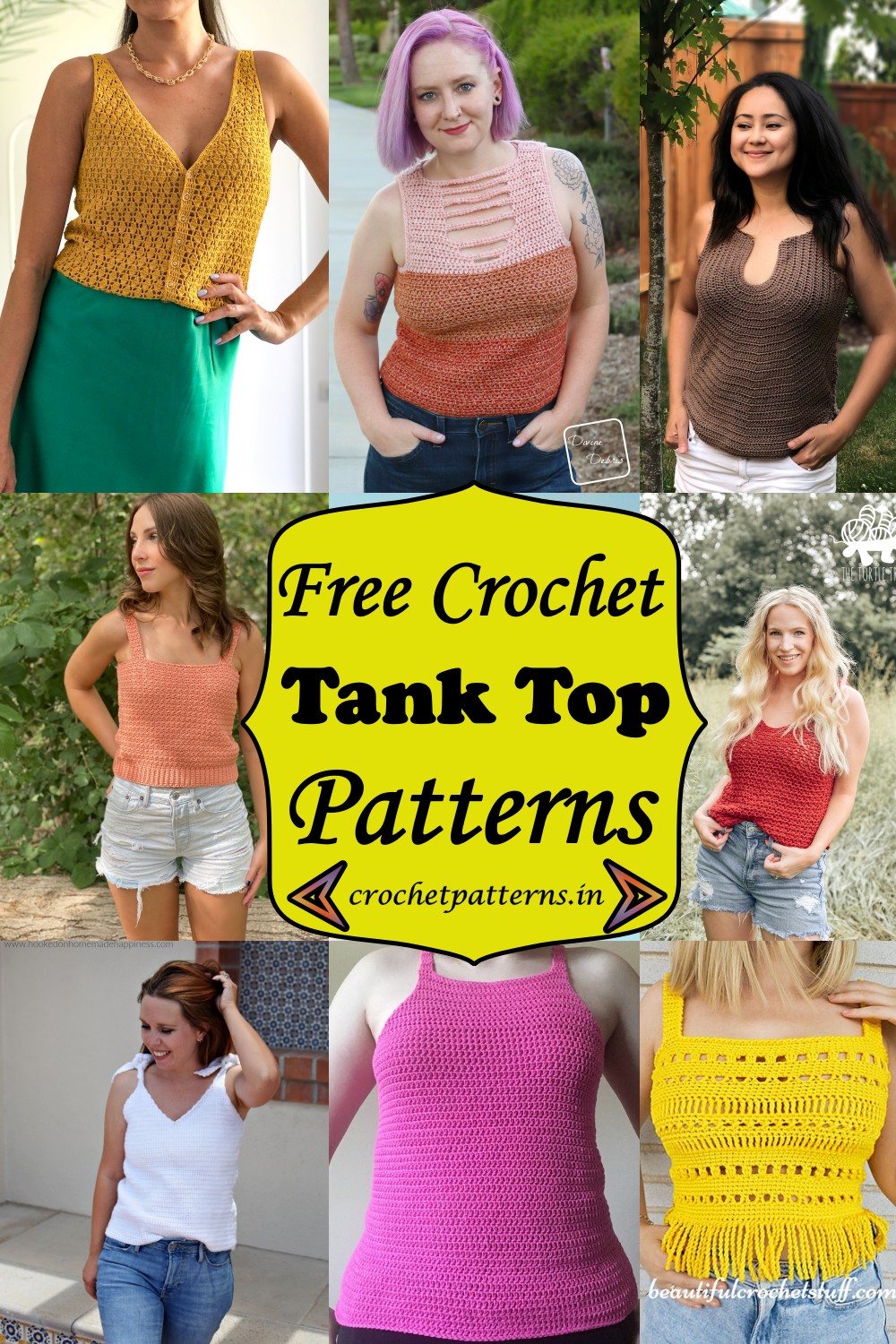 25 Free Crochet Tank Top Patterns