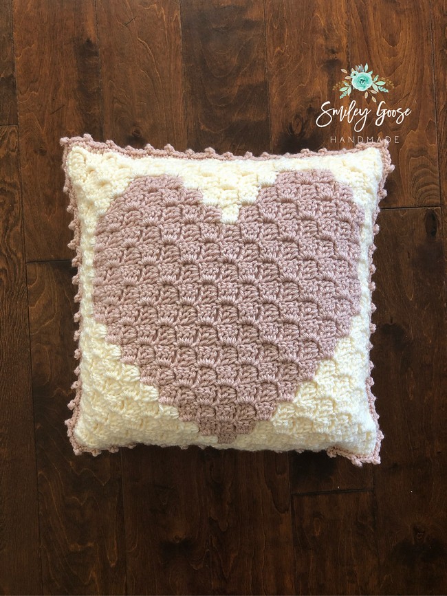 Heart C2C Pillow