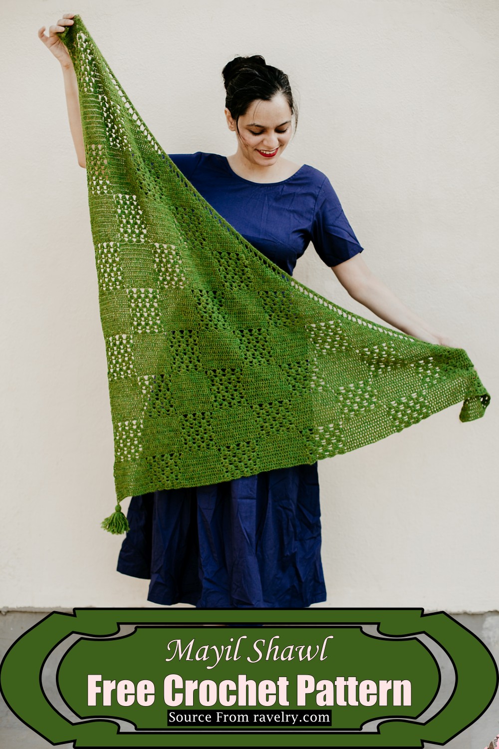 Mayil Shawl Crochet Pattern