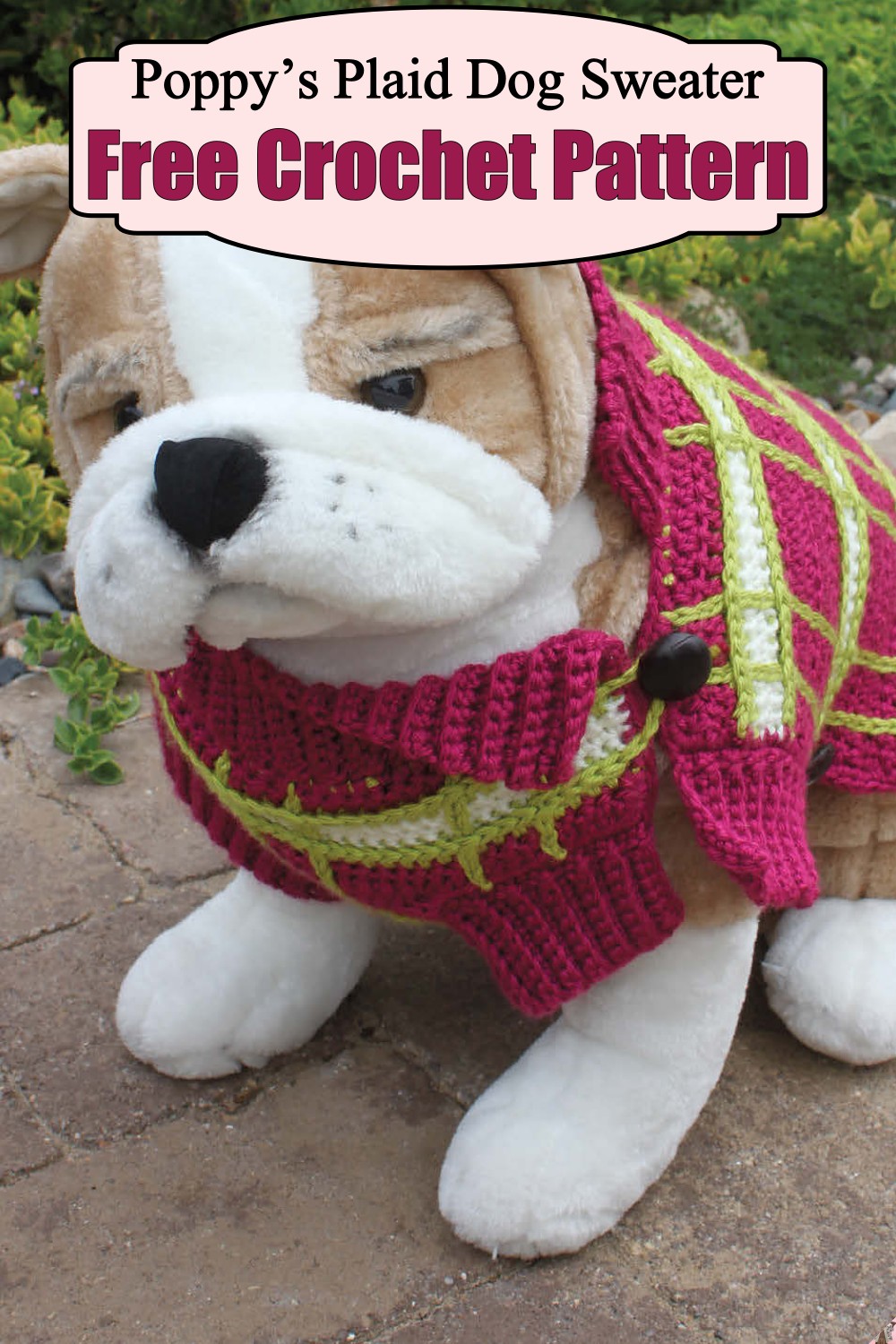Poppy’s Plaid Dog Sweater