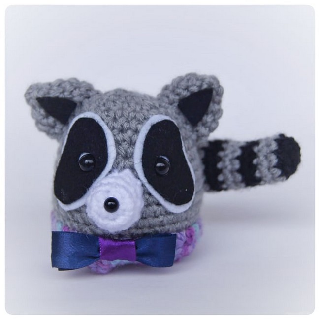 Raccoon With A Bow Tie