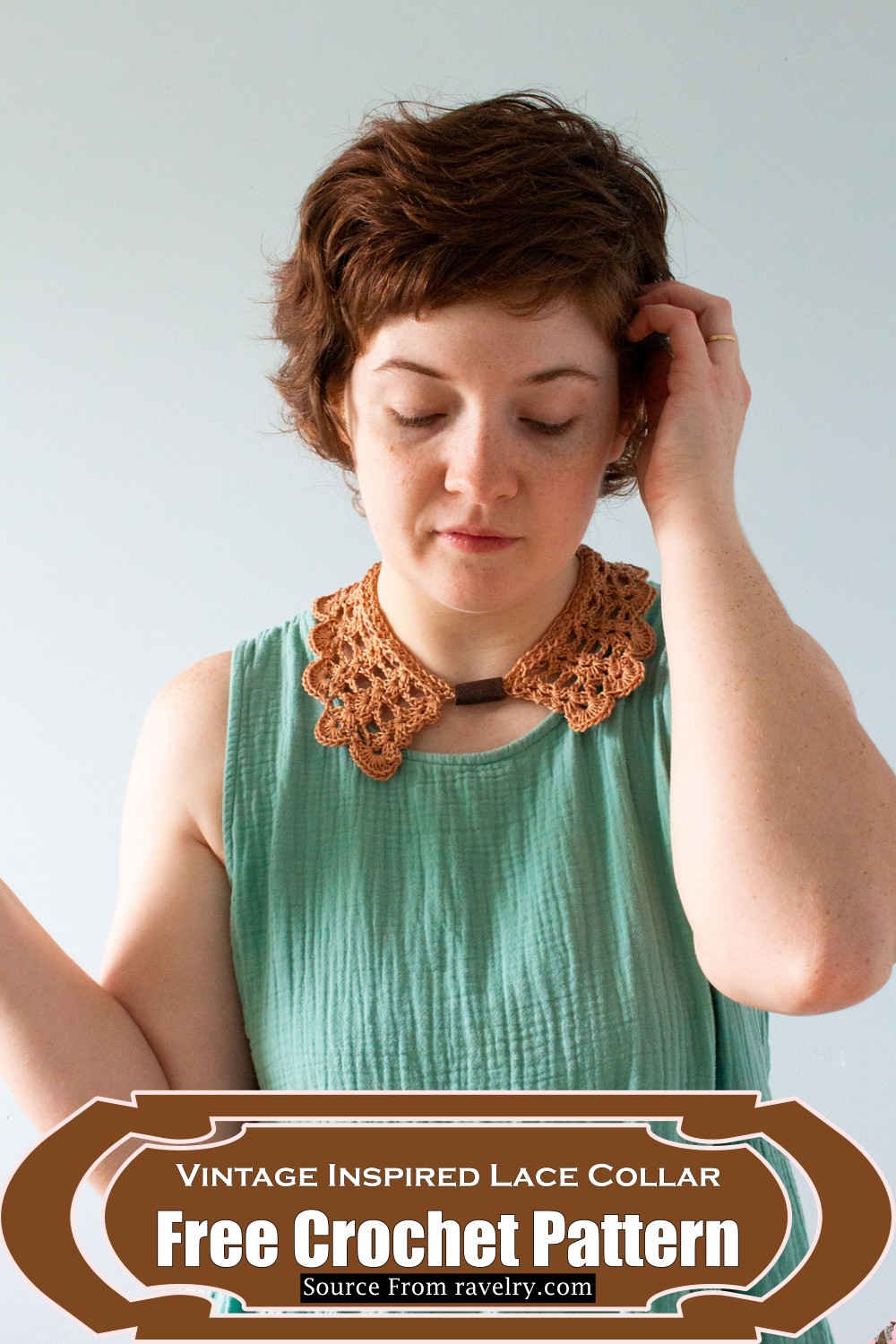 Vintage Inspired Lace Crochet Collar