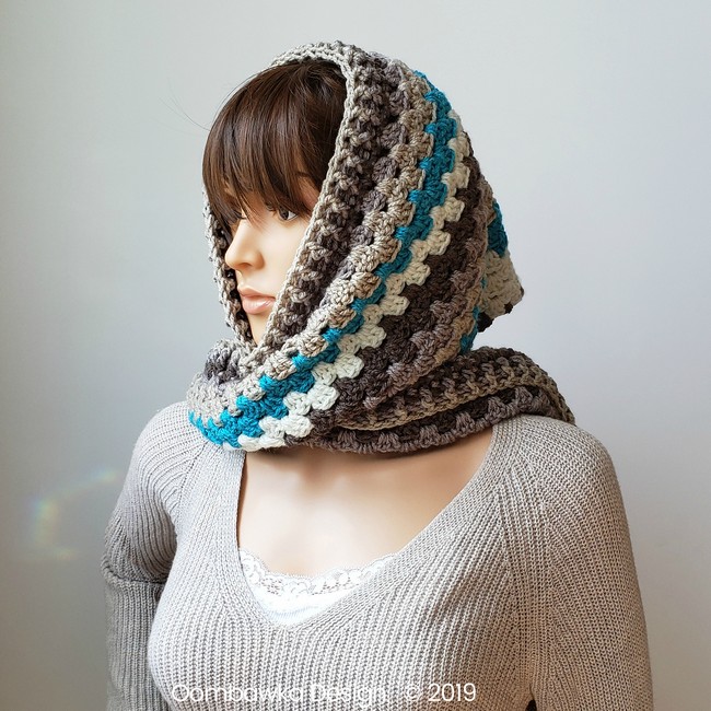 Winter's Coming Hooded Scarf