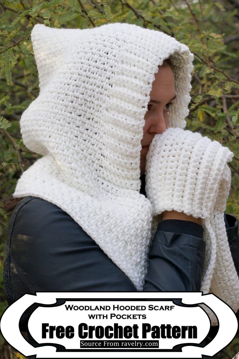 21 Crochet Hooded Scarf Free Patterns