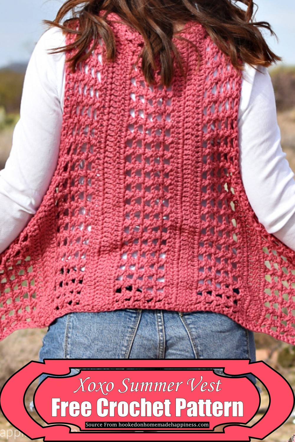 Xoxo Summer Crochet Vest Pattern