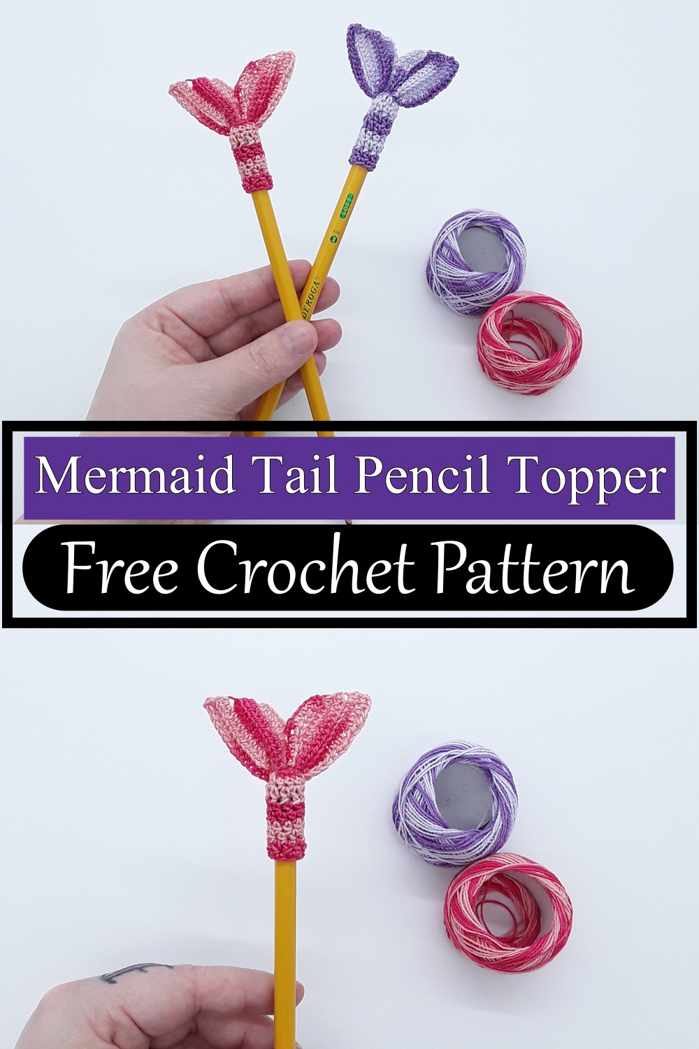 Mermaid Tail Pencil Topper