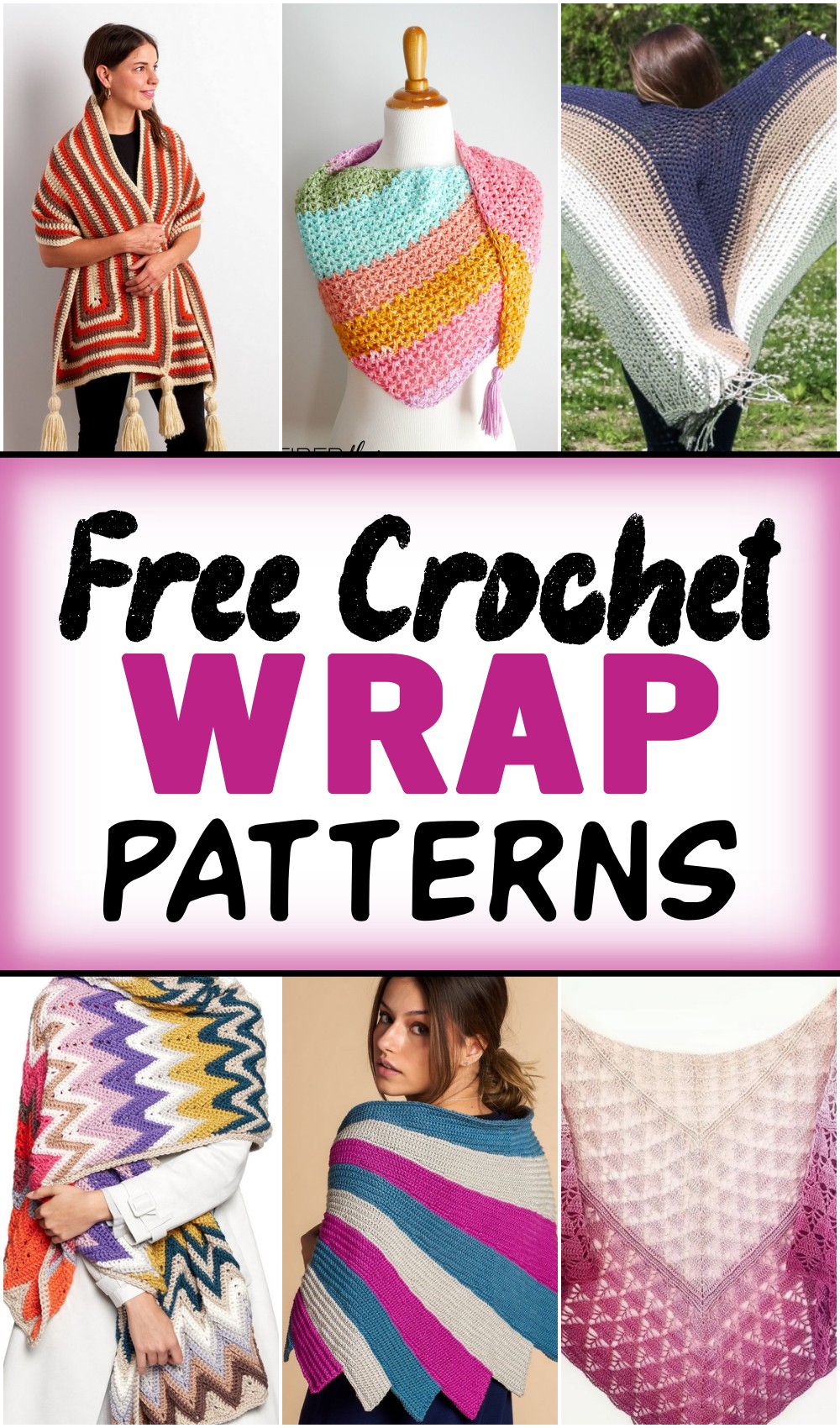 25 Free Crochet Wrap Patterns