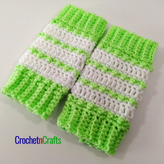 Baby Striped Legwarmers