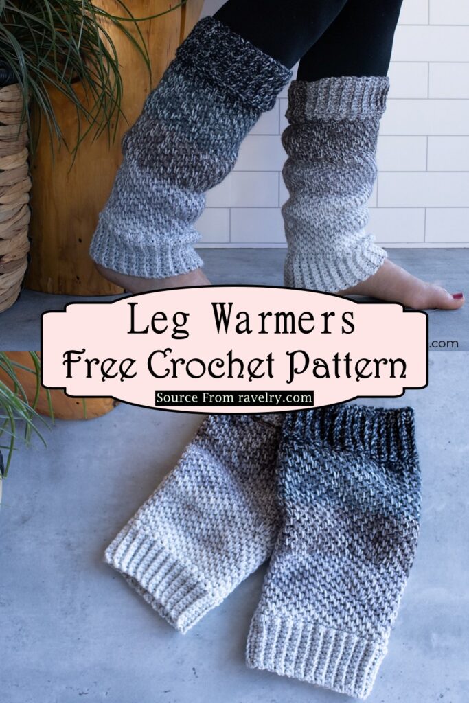25 Free Crochet Leg Warmer Patterns For All