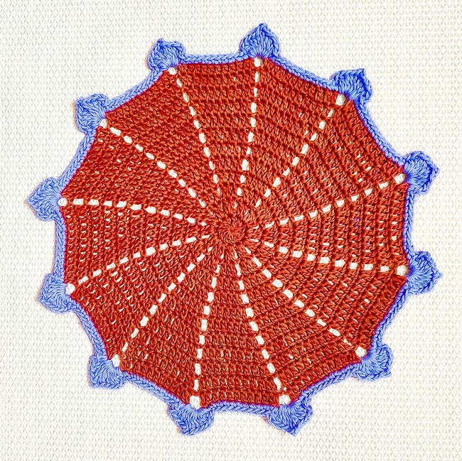 Pinwheel Swirl Doily