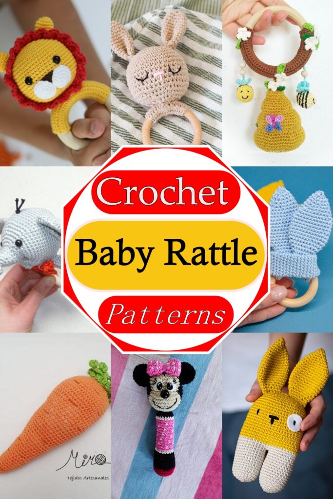 15 Free Crochet Baby Rattle Patterns
