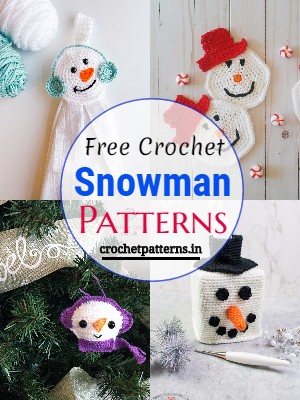 15 Free Crochet Snowman Patterns