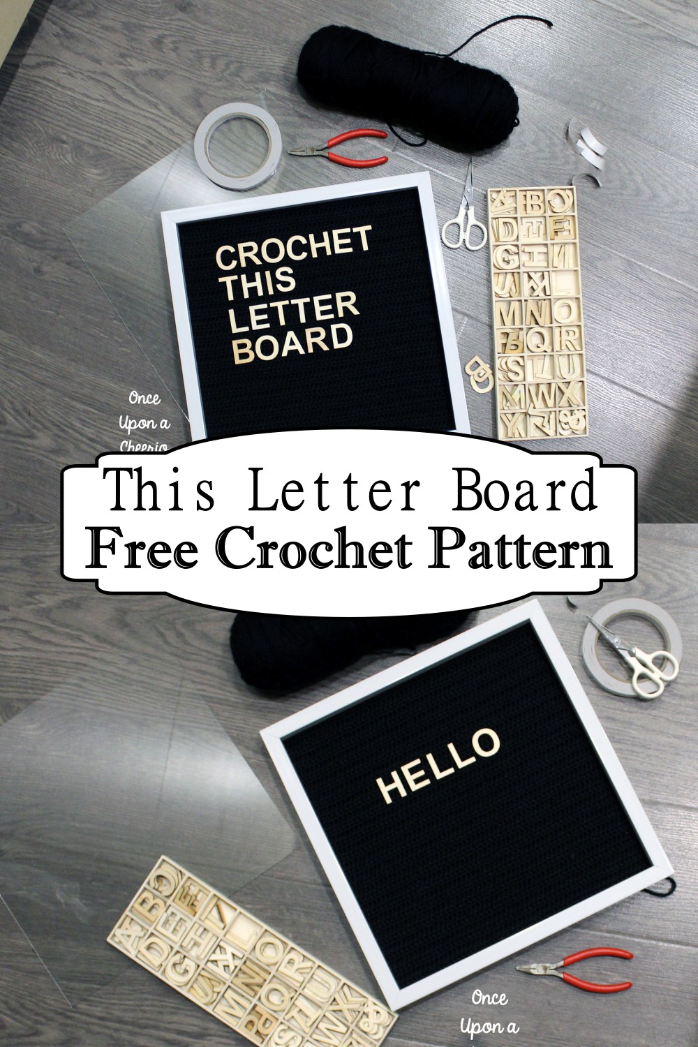 Crochet This Letter Board