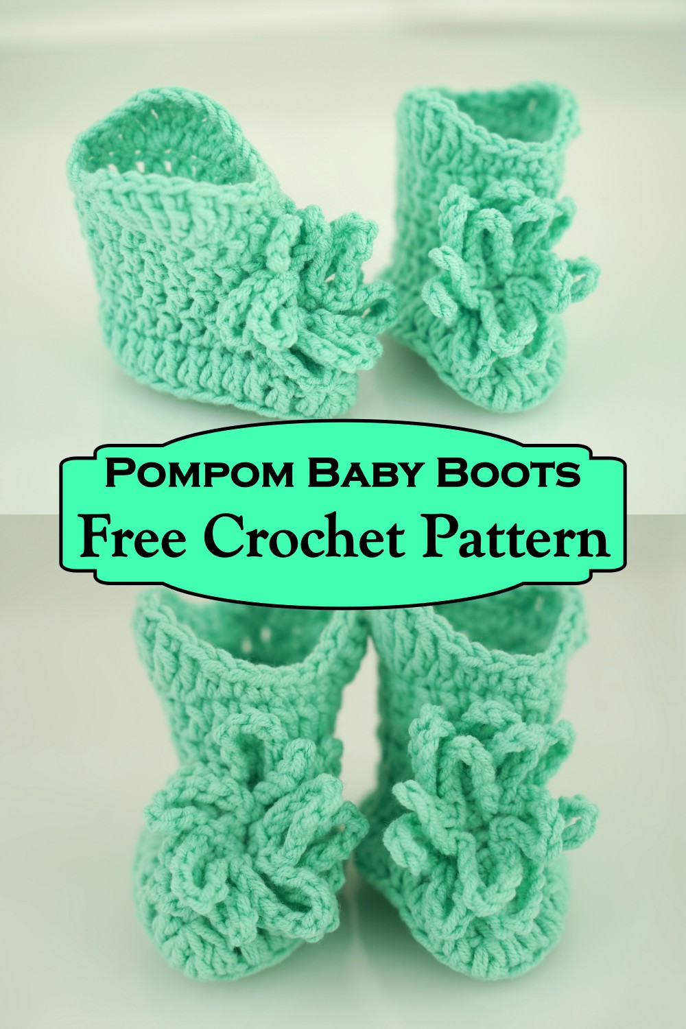 Pompom Baby Boots