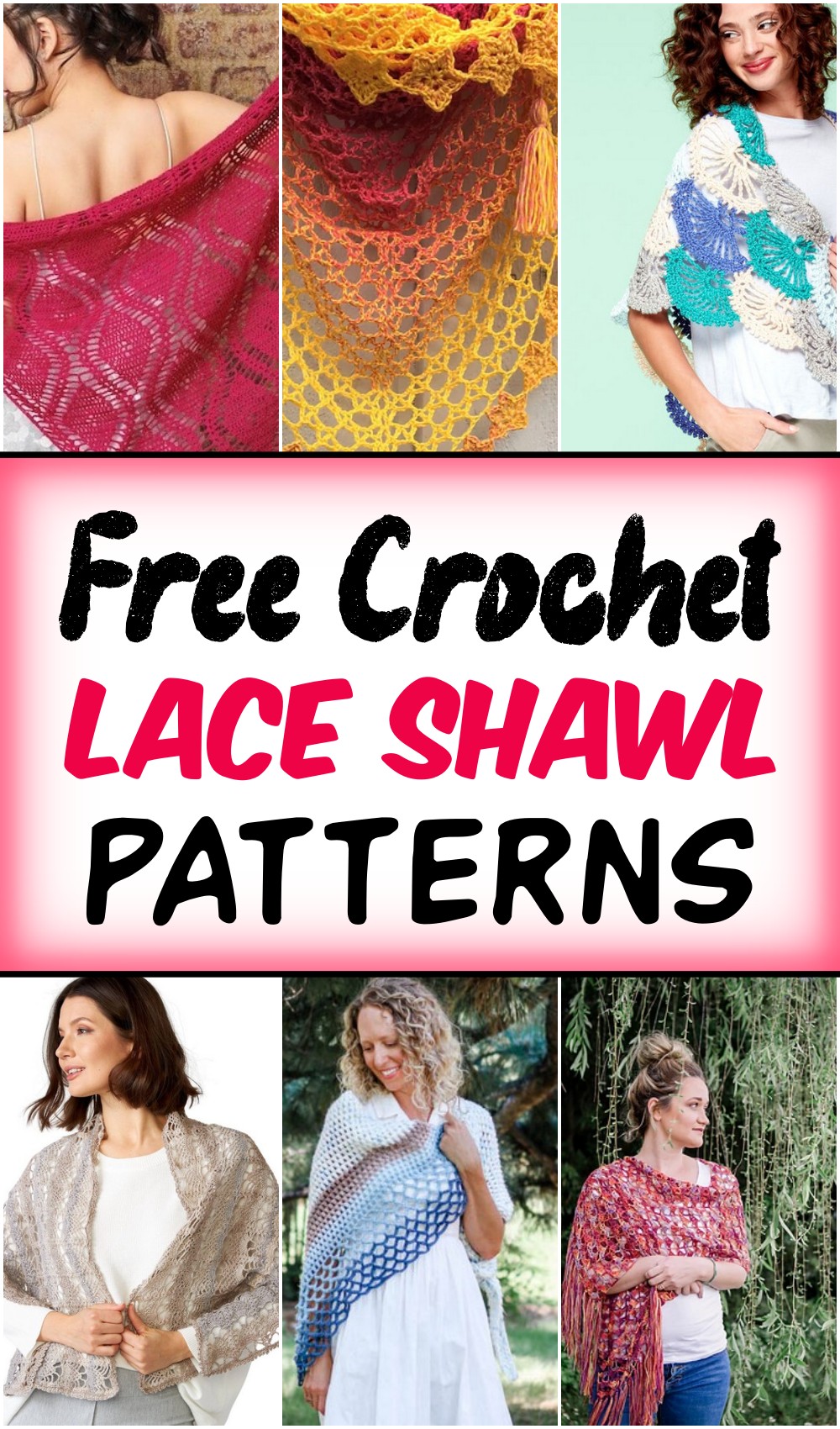 25 Free Crochet Lace Shawl Patterns
