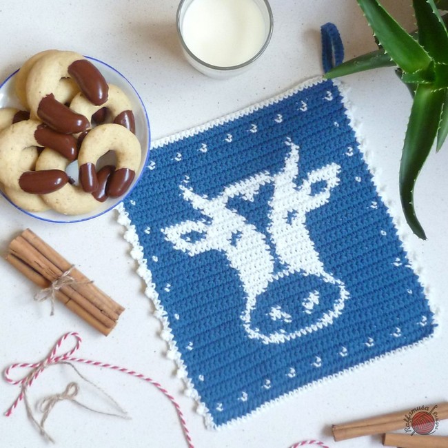 Cow Potholder 1