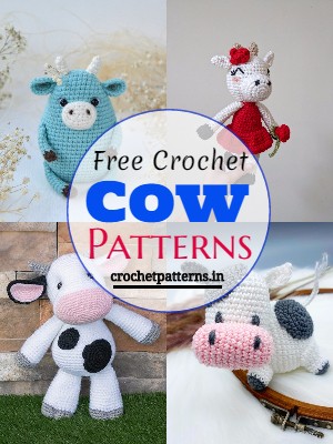 15 Free Crochet Cow Patterns