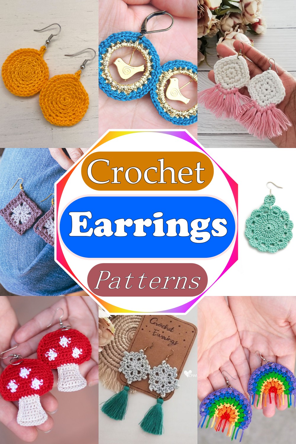 Crochet Earrings Patterns 1