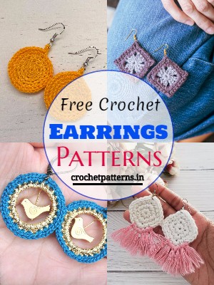 15 Free Crochet Earrings Patterns