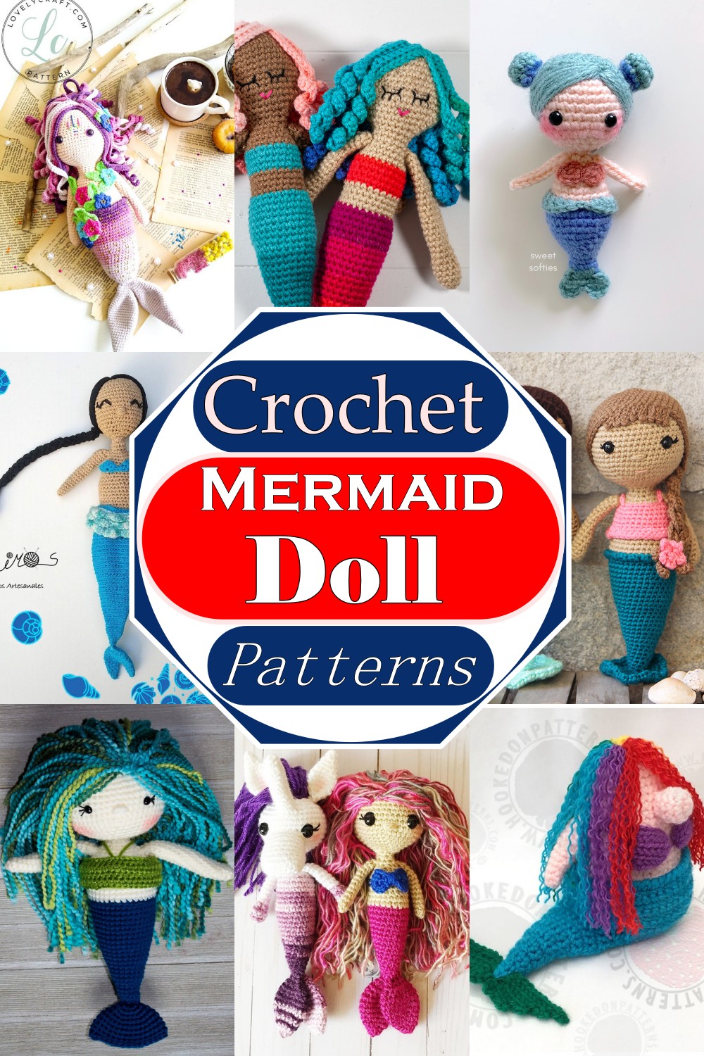 Crochet Mermaid Doll Patterns