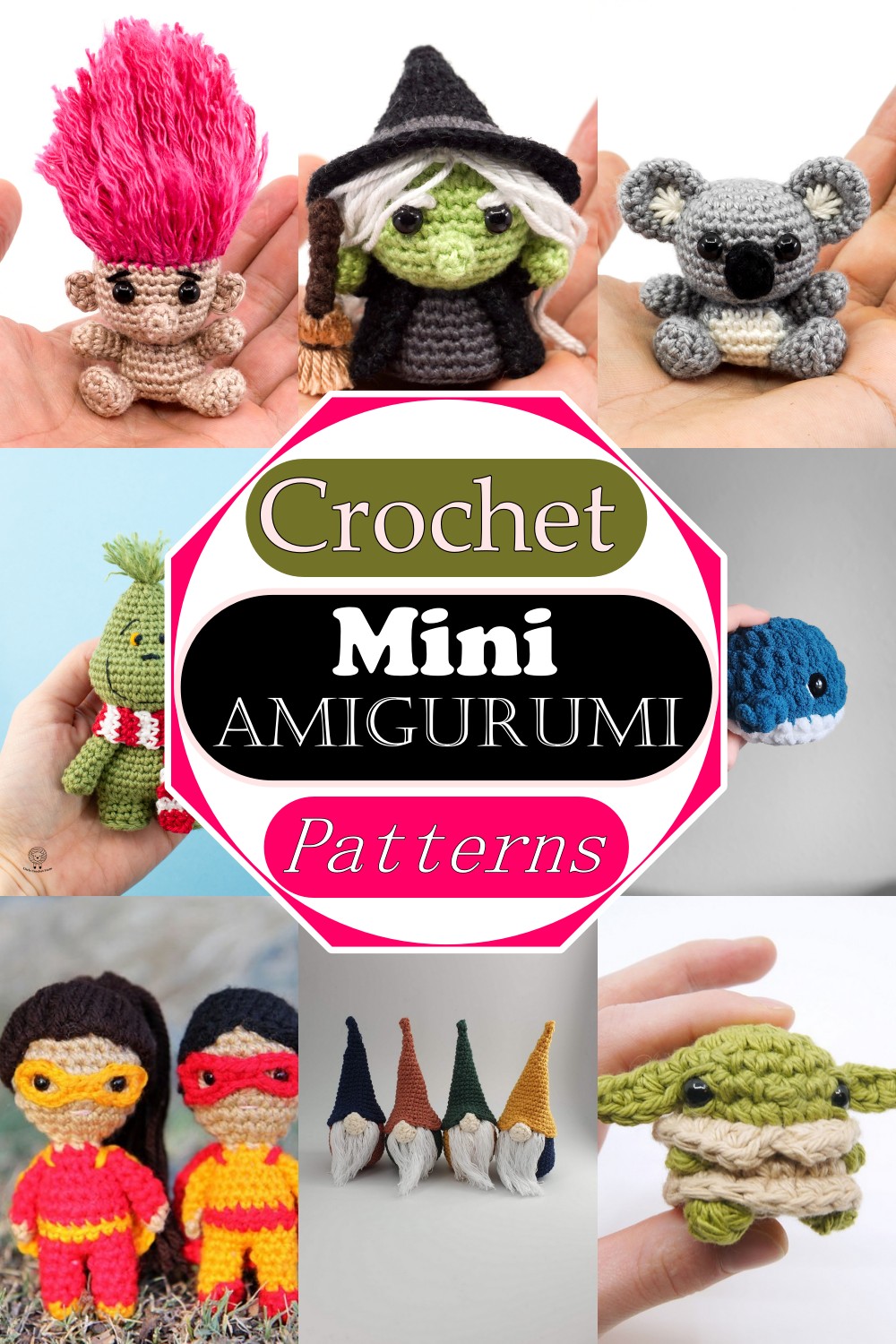 Crochet Mini Amigurumi Patterns