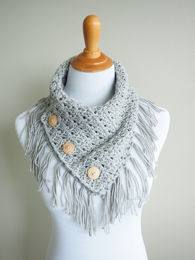 Easy Breezy Buttoned Cowl