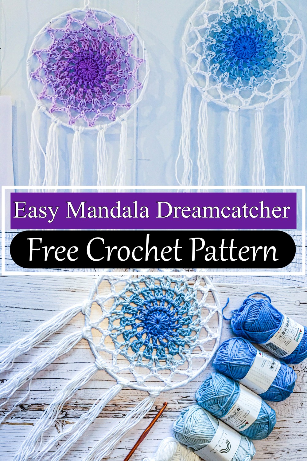 Easy Mandala Dreamcatcher